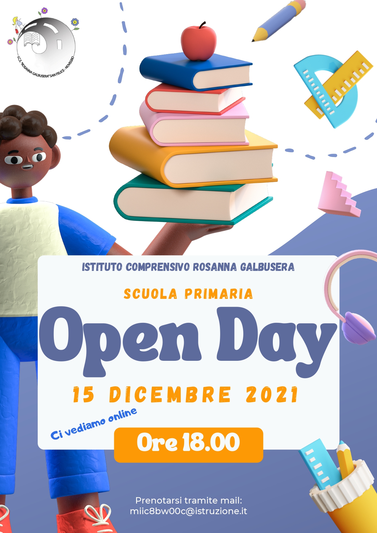 Locandina open day primaria